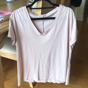 Z SUPPLY SIDE SLIT TUNIC SHORT SLEEVE TEE SHIRT